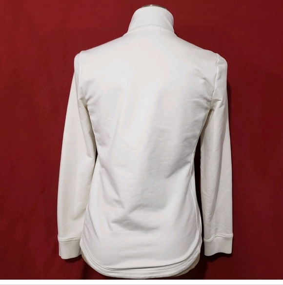 Ralph Lauren Lightweight Full Zip  Jacket Sz XL White/Blue Colar - Picture 4 of 11